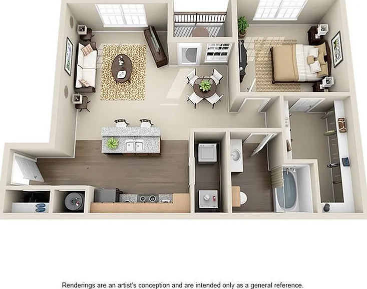1 Bedroom | 1 Bath | 810 SF 1 Bedroom | 1 Bath | 810 SF