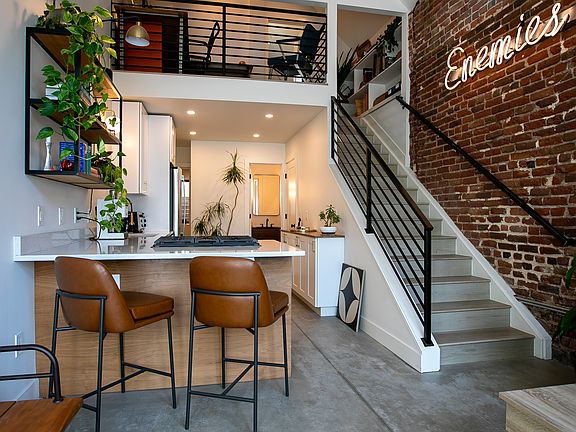 Beautiful, light filled front entry.