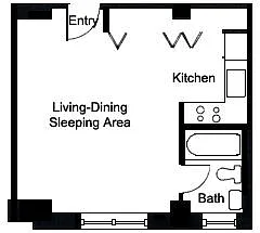 Floor plan Studio
