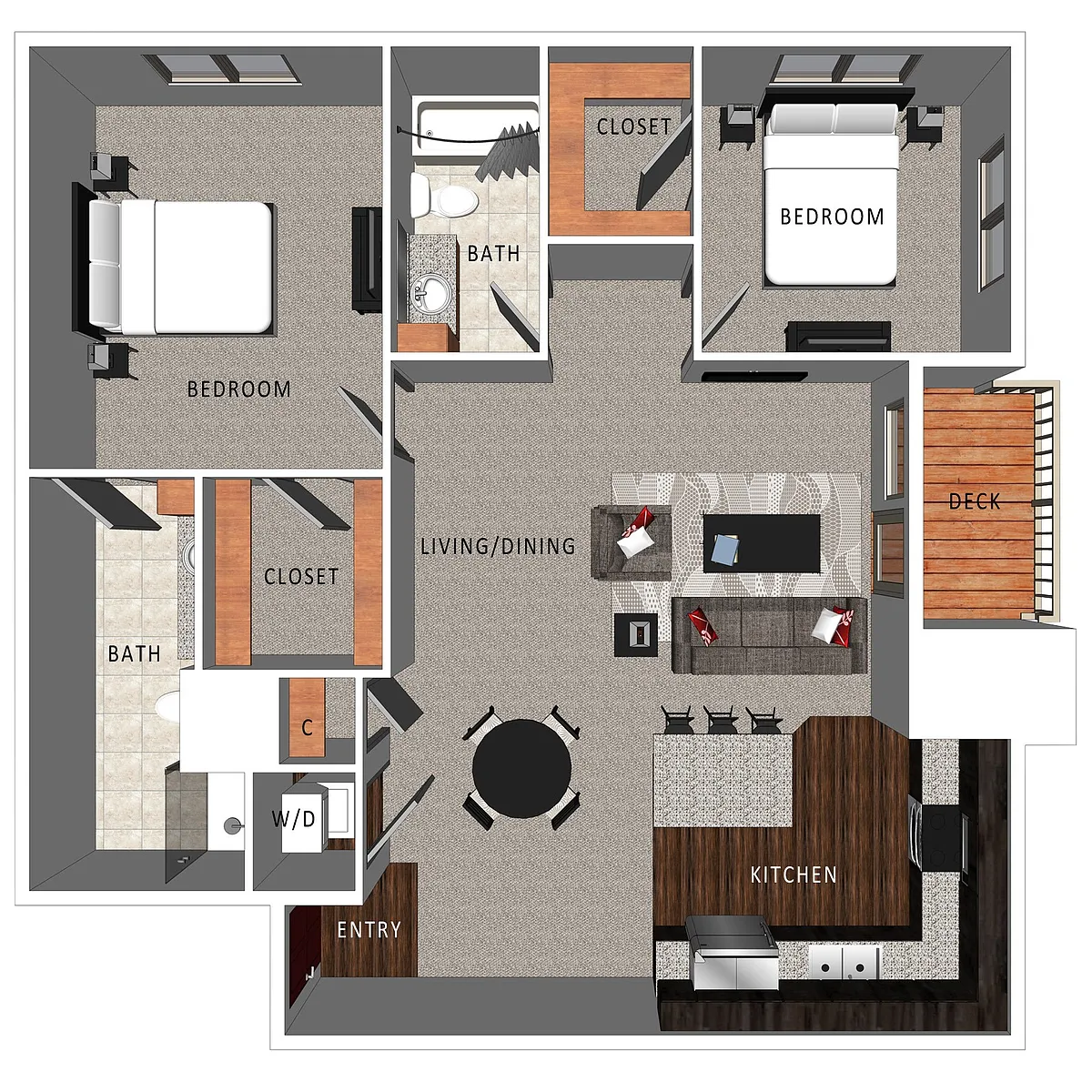 Floor plan Carver