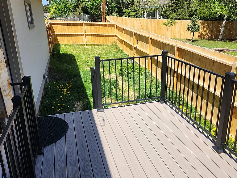 Deck facing West