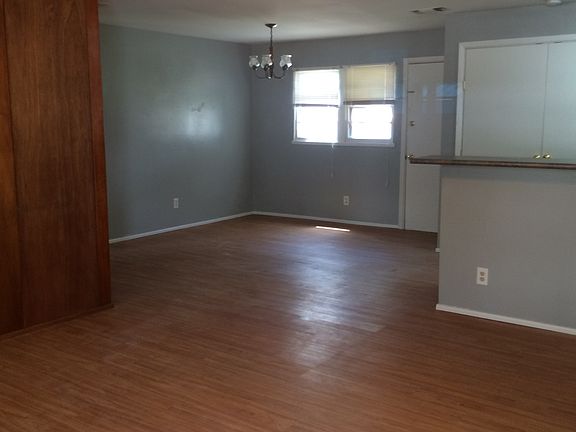 Dining room is open to living room and kitchen.