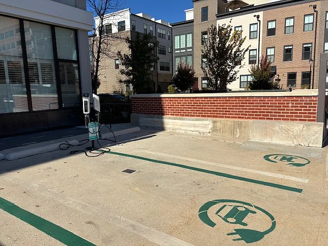 Electric charging stations on premise