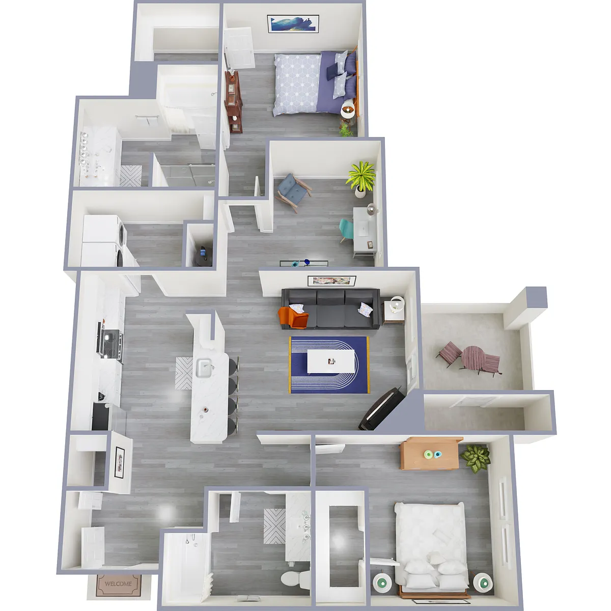 Floor plan B3
