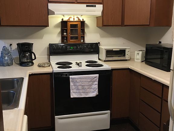 plenty of kitchen storage space