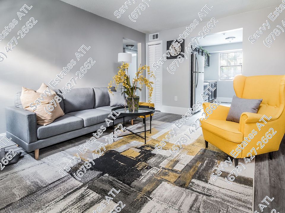 Staged living room.