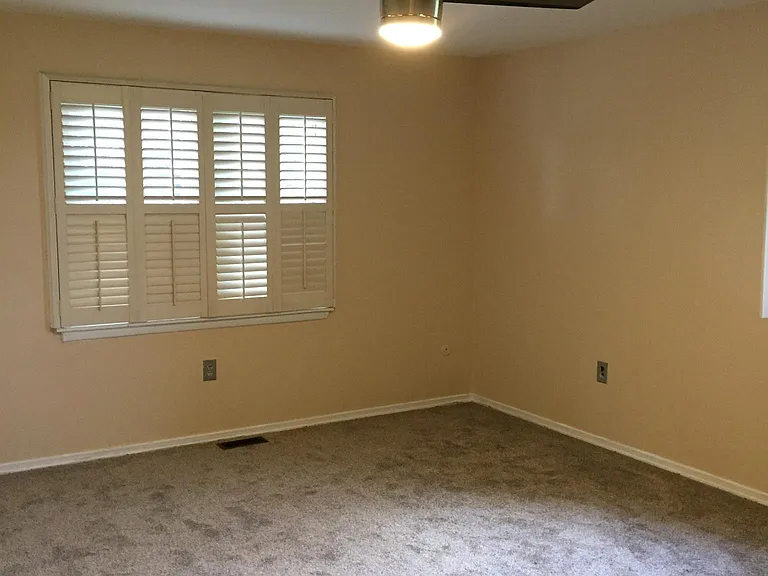 Master bedroom with remote ceiling fan