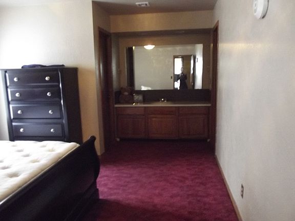 Master with closet and bath.