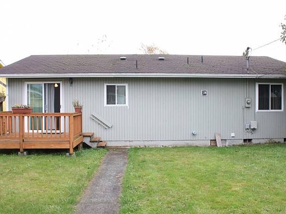 Back of house and yard