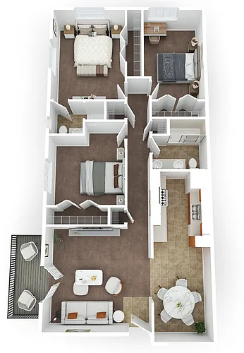 Floor plan 3B