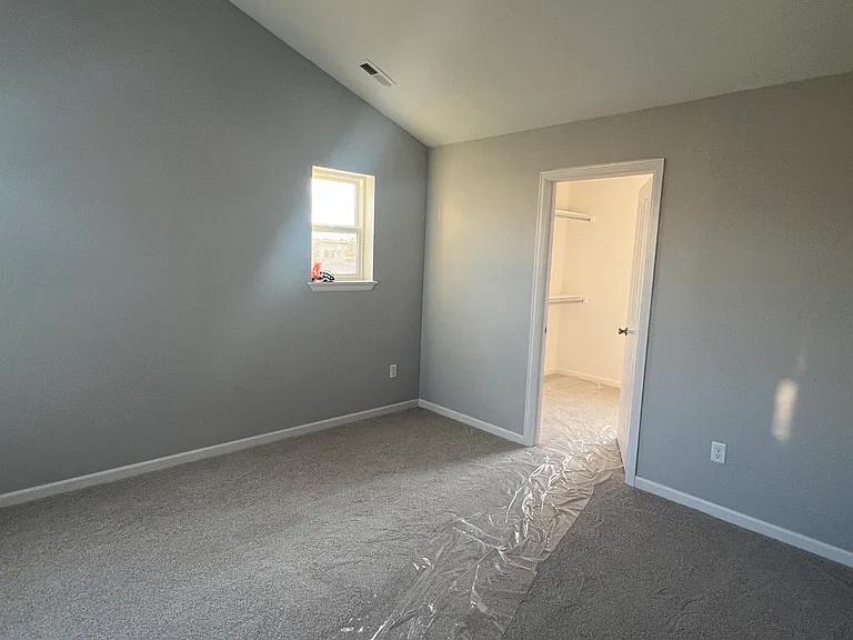 Master bedroom and large closet
