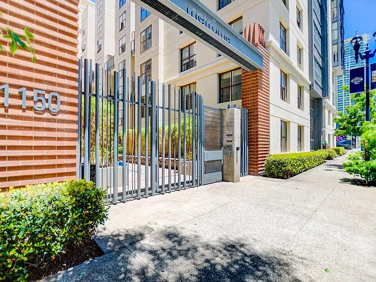 Gated entrance Street view