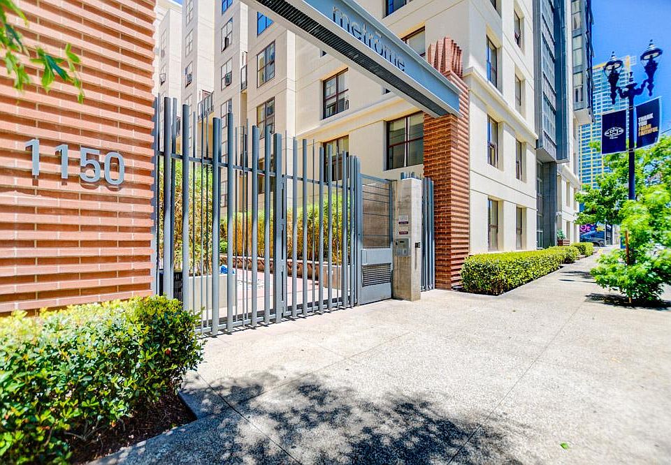 Gated entrance Street view
