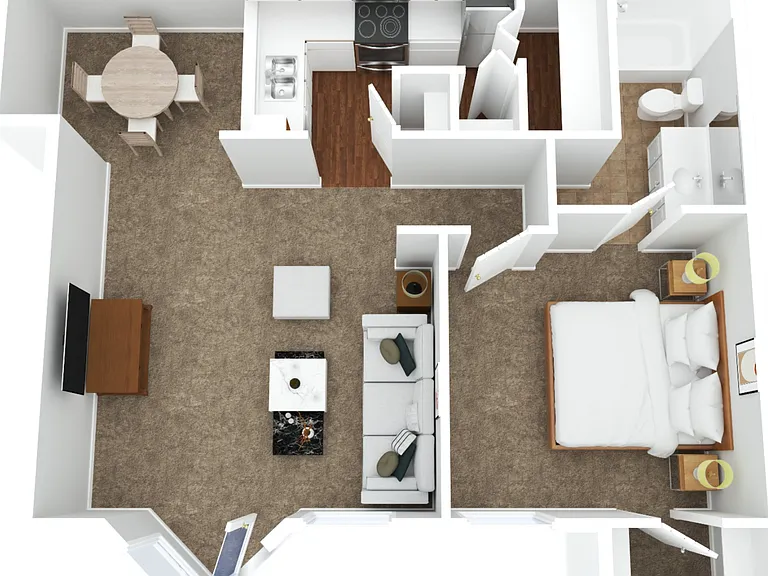 1 Bed, 1 Bath + Patio