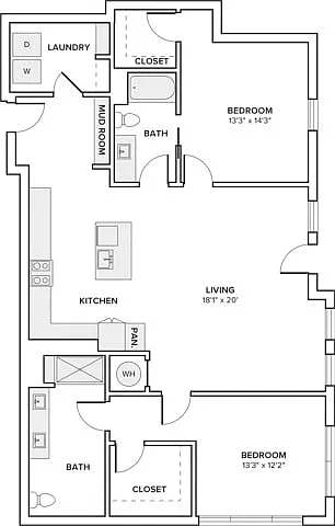 Floor plan B14