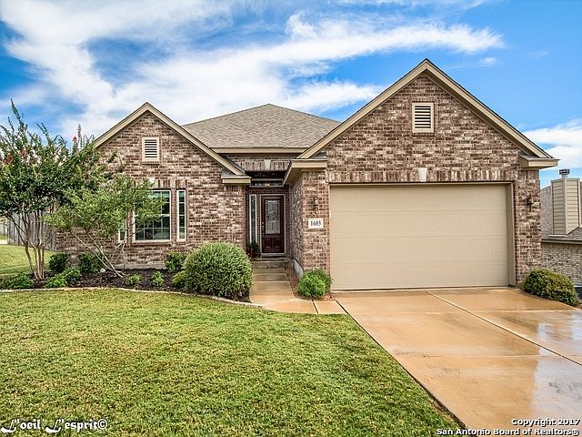 1603 Mountain Crst San Antonio TX 78258 Zillow