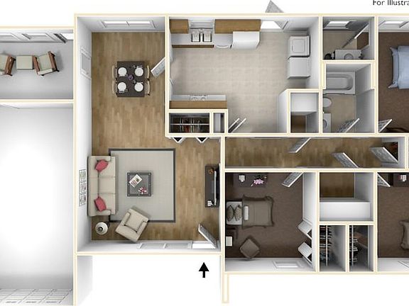 Many floorplans to choose from