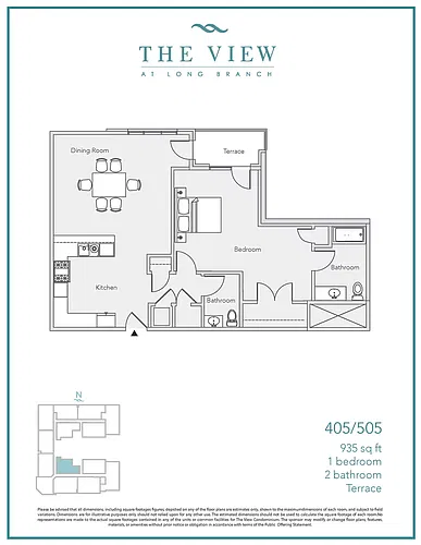 Floor plan 405-505