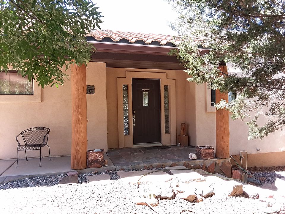 front door and patio