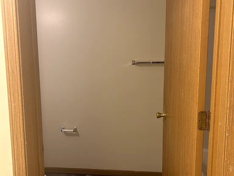 Entry door to full bathroom