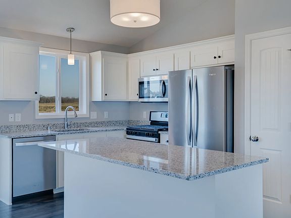 Plenty of space on the kitchen island for company
