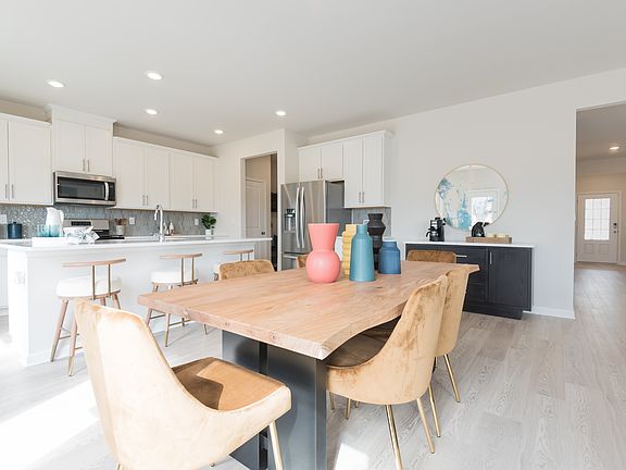 The Taylorsville floorplan with the Lush White interior package modeled at Parkside at Grayson.