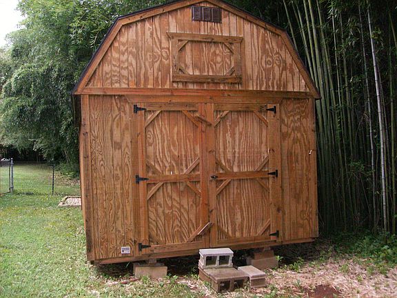 Very large shed, 2 lofts