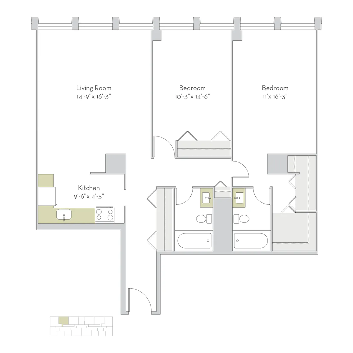 Floor plan 2bs04