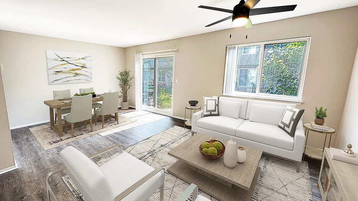 Upscale luxury townhome with updates from kitchen to bath in beautiful Shelby township setting with sparkling pool and sundeck. Pets welcome. - Foxcroft Townhomes