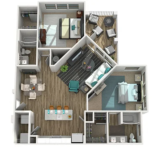 Floor plan B2 Live Local