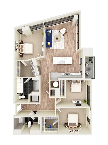 Floor plan C1