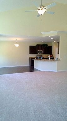 The Wyngate Family Room, open to Kitchen