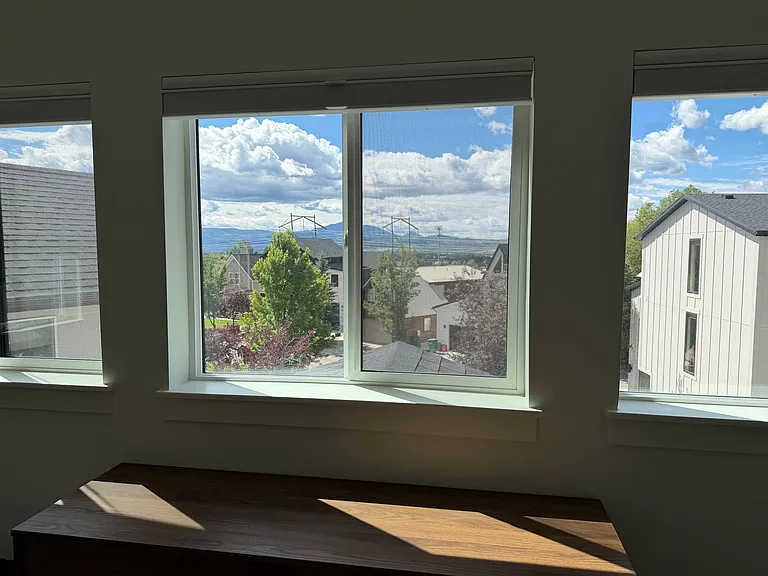 View from upper level master bedroom