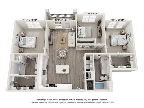 Floor plan C1