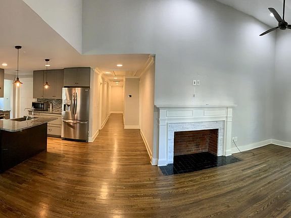 Living Room/Kitchen/Hall - Front Door View