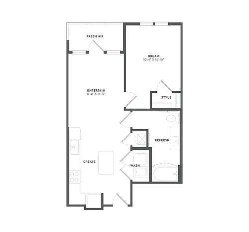 Floor plan A2 Type A
