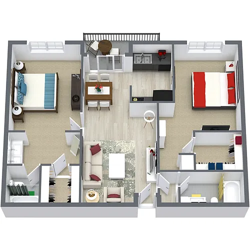 Floor plan The Dover