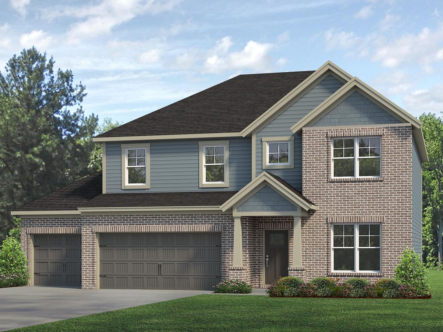 Revolution Craftsman w/ 3-Car - The Enclave Plan, Heatherstone ...