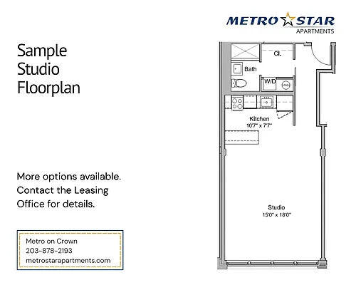 Floor plan Studio