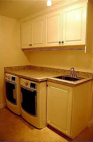 Laundry room; washer not available