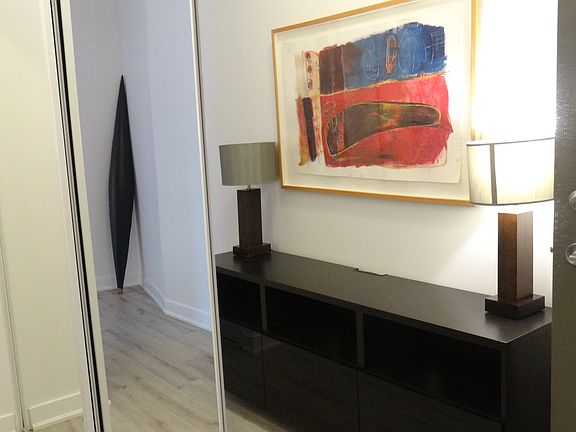 Entrance closets/storage.