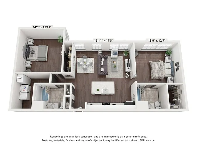 Floor plan Town Center II