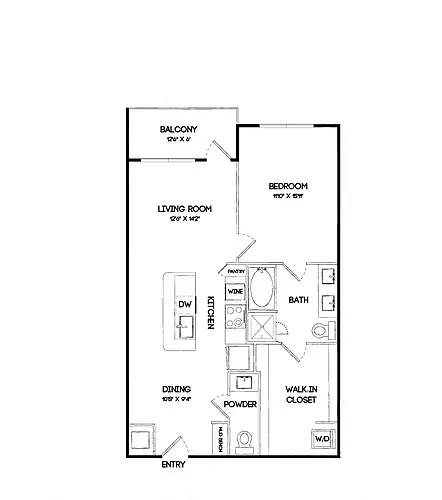 Floor plan A16