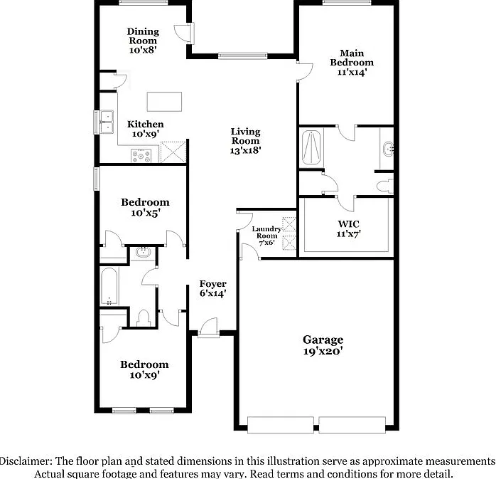 3 bed, 2.0 bath, 1316 sqft, $1,980 — Photo 2