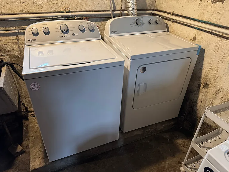 Washer and Dryer in basement
