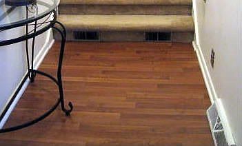 Flooring in back entry