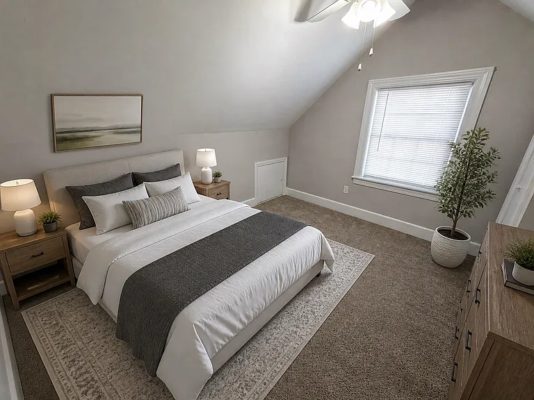 Third smallest bedroom upstairs.