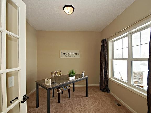 Light and bright office/den area