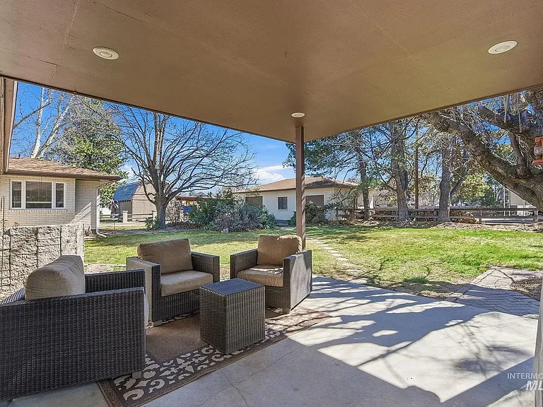 Covered patio