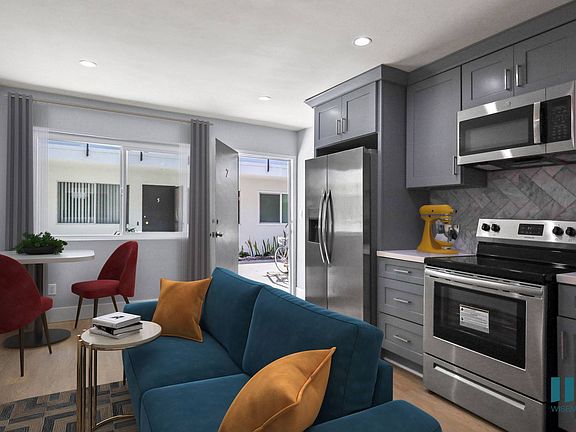 Open-Concept Kitchen, Dining, and Living Room